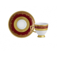 Фарфор Royal Gold - Чашки Еspresso Бордо (12 предметів) от Цептер