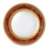Фарфор Royal Gold - Тарілки для Хліба 17 cм Бордо (6 штук)