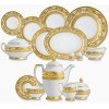Фарфор Imperial Gold - Столовий сервіз на 6 Персон Кремовий (40 предметів)