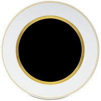 Фарфор Black & White - Підставки під тарілки 32 cм Чорно-Білі ( 6 штук ) 
