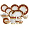 Фарфор Royal Gold - Столовий сервіз на 6 Персон Бордо (40 предметів)