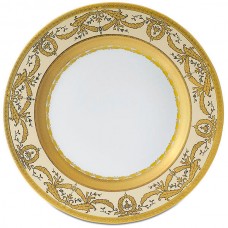 Фарфор Imperial Gold - Підставки під тарілки 32 см Кремові (6 штук) 
