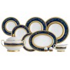 Фарфор Royal Gold - Набір для Вечері (6 Персон) Кобальт (25 предметів)