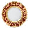 Фарфор Imperial Gold - Тарілки для Хліба 17 см Бордо (6 штук)