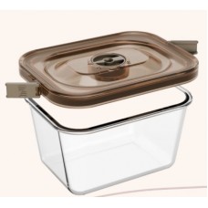 Скляний контейнер Amber 2,3л  (220х164х120мм)