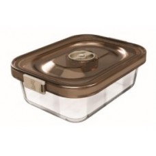Скляний контейнер Amber 1,5л (220х164х66мм)